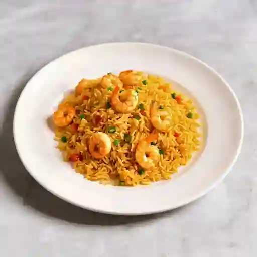 Arroz chino camarón