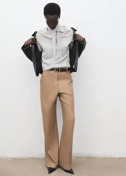 Jersey Amaio Gris Talla L Mujer Mango