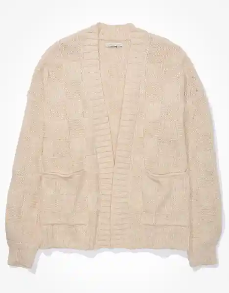 Suéter Tejido Beige Talla Small American Eagle