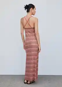 Vestido Serra Rojo Talla M Mujer Mango