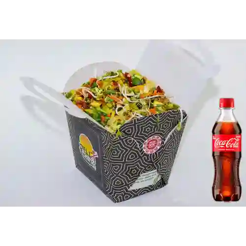 Combo Arroz Chino c/ Vegetales +Cocacola Orig 400ml