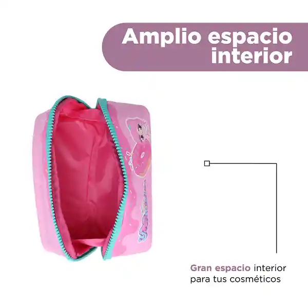 Cosmetiquera Serie Mis Pastelitos Rosa Miniso