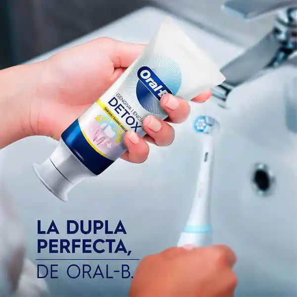 Oral-B Crema Dental Encías Detox Sarro Prevent Microespuma con Flúor 80 ml