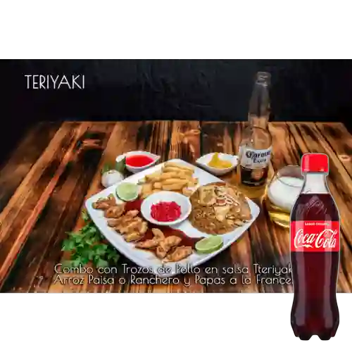 Combo Teriyaki + Coca-Cola Sabor Original 400 ml