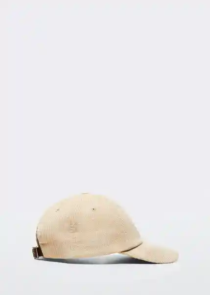 Gorra Pana Beige Talla 99 Hombre Mango