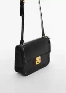 Bolso Carmen Negro Mujer Mango