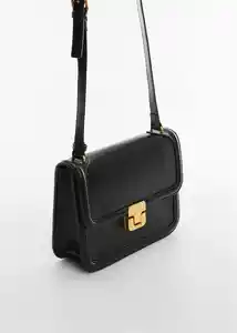 Bolso Carmen Negro Mujer Mango