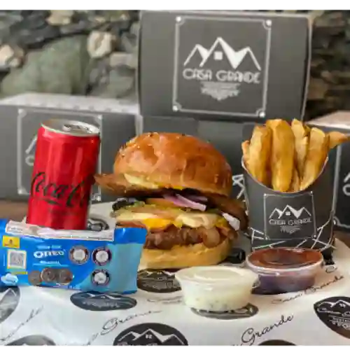 Combo Hamburguesa Mixta