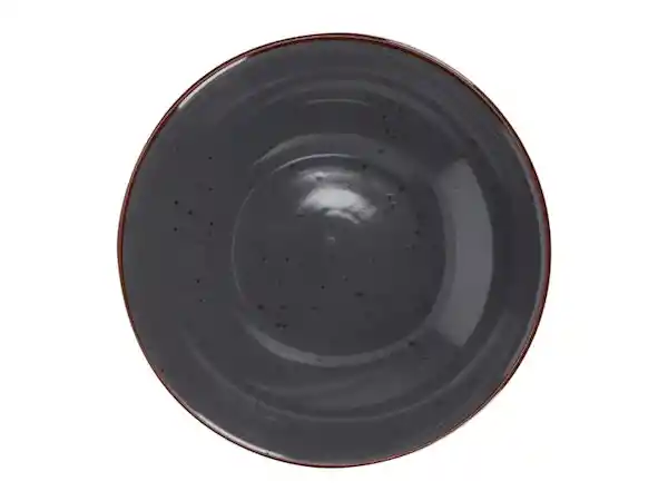 Plato de Sopa Rústico Negro Casaideas