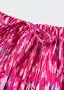 Short Blush Fucsia Talla M Mujer Mango