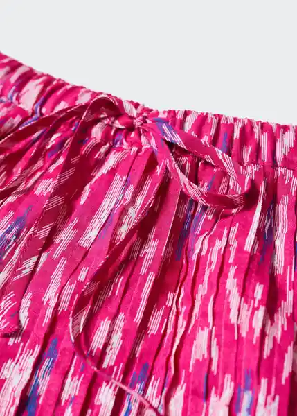 Short Blush Fucsia Talla M Mujer Mango