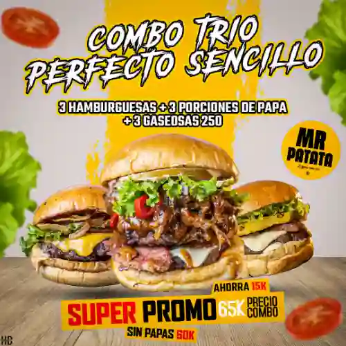 Combo Trio Perfecto Sencillo