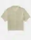 Suéter Tejido Mujer Verde Talla LARGE 1453309 American Eagle