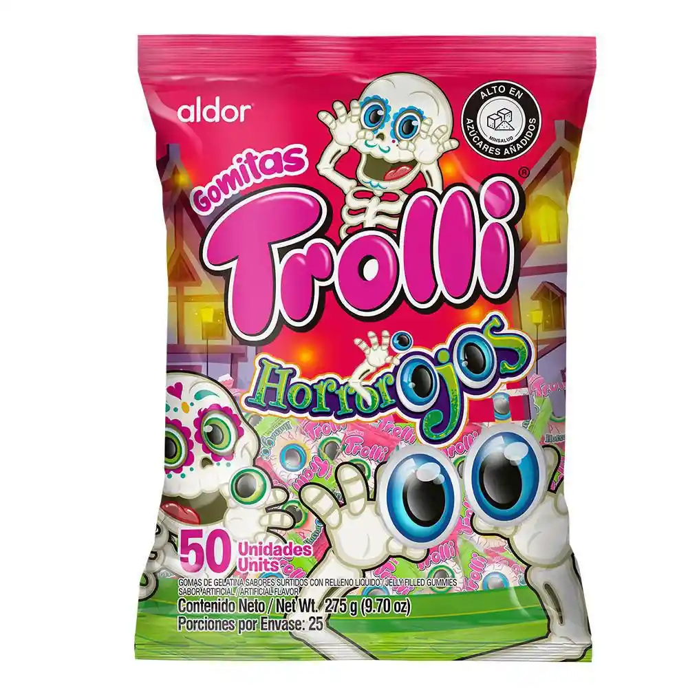 Trolli Gomas X50 Horrorojos275 Gr