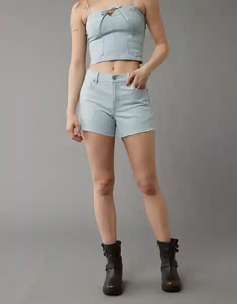 Short Mujer Azul Talla 2 American Eagle 05477868