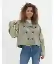 Chaqueta Mujer Verde Talla LARGE American Eagle