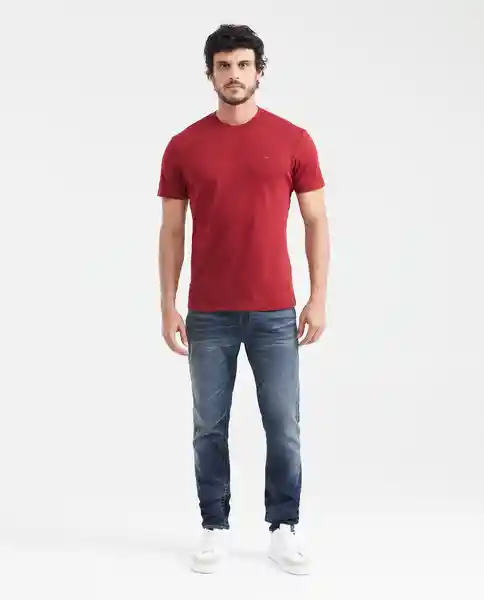 Camiseta Basic Colors Rojo Sangría Oscuro T. XXL Chevignon