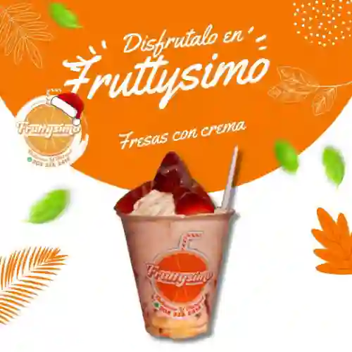 Fresas con Crema