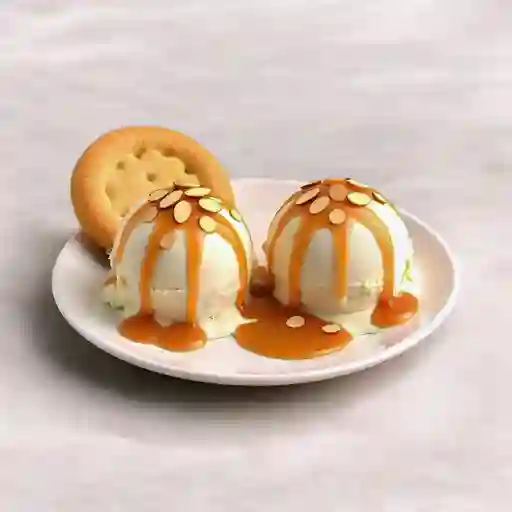 Galleta sencilla helado