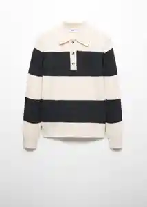Camiseta Polo Vedder Offwhite Talla XL Hombre Mango