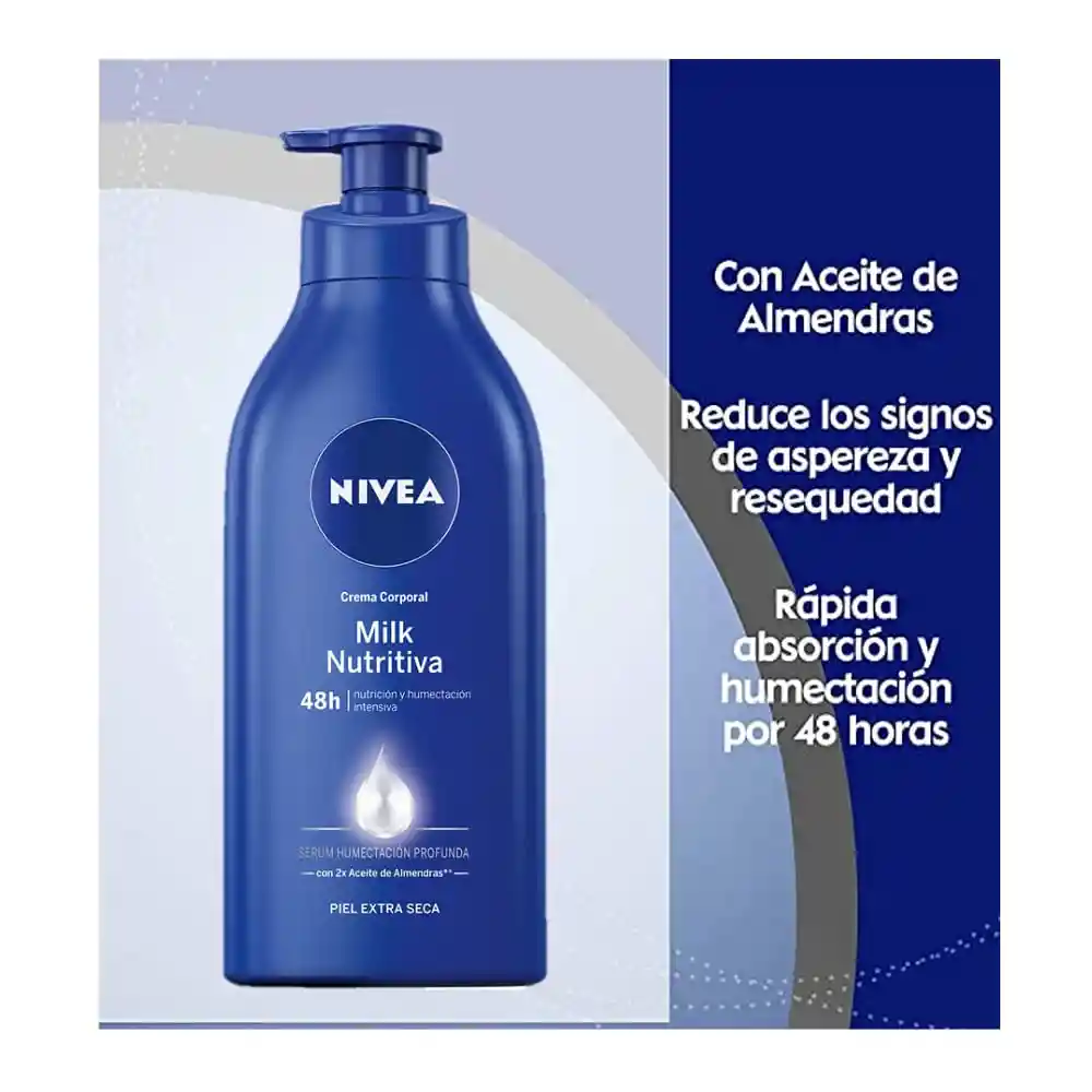 Nivea Crema Corporal Milk Nutritiva