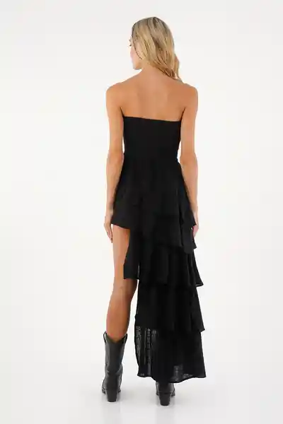 Vestido Largo Brooke Negro Talla 02 M