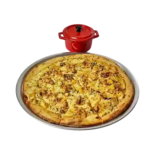 Pizza Pollo con Mostaneza