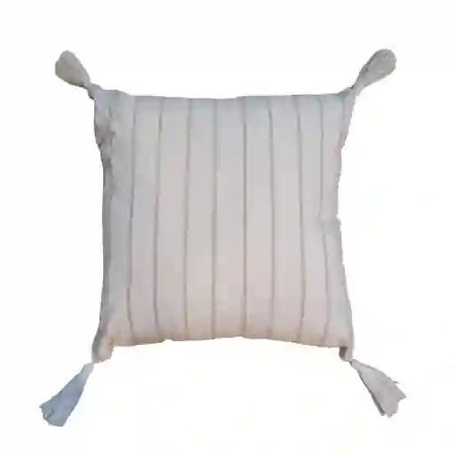 Cojín 45 X 45 Rayas Con Borlas Finlandek Ra001
