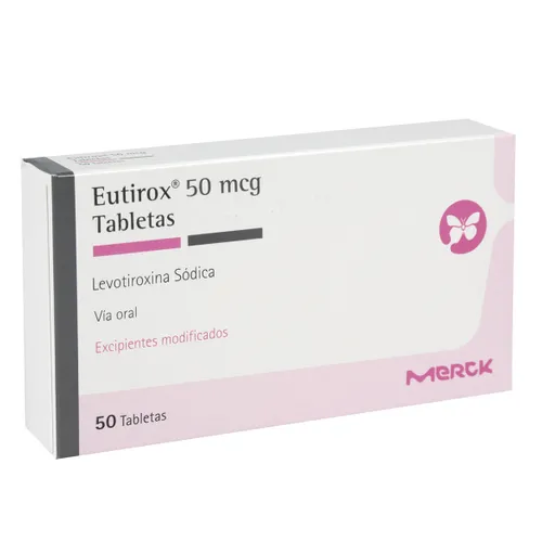 Eutirox (50 mcg) Vía Oral