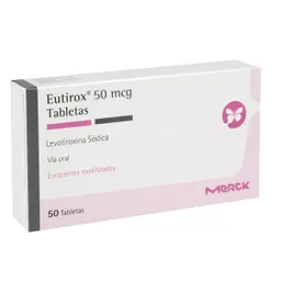 Eutirox Tabletas (50 mcg)