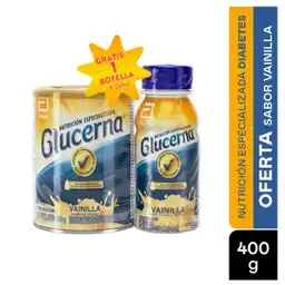 Glucerna Polvo Vainilla X 400 Gr Gratis Glucerna Liquido Vainilla