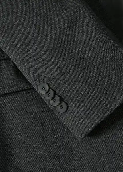 Blazer Americana Verner Gris Talla 52 Hombre Mango