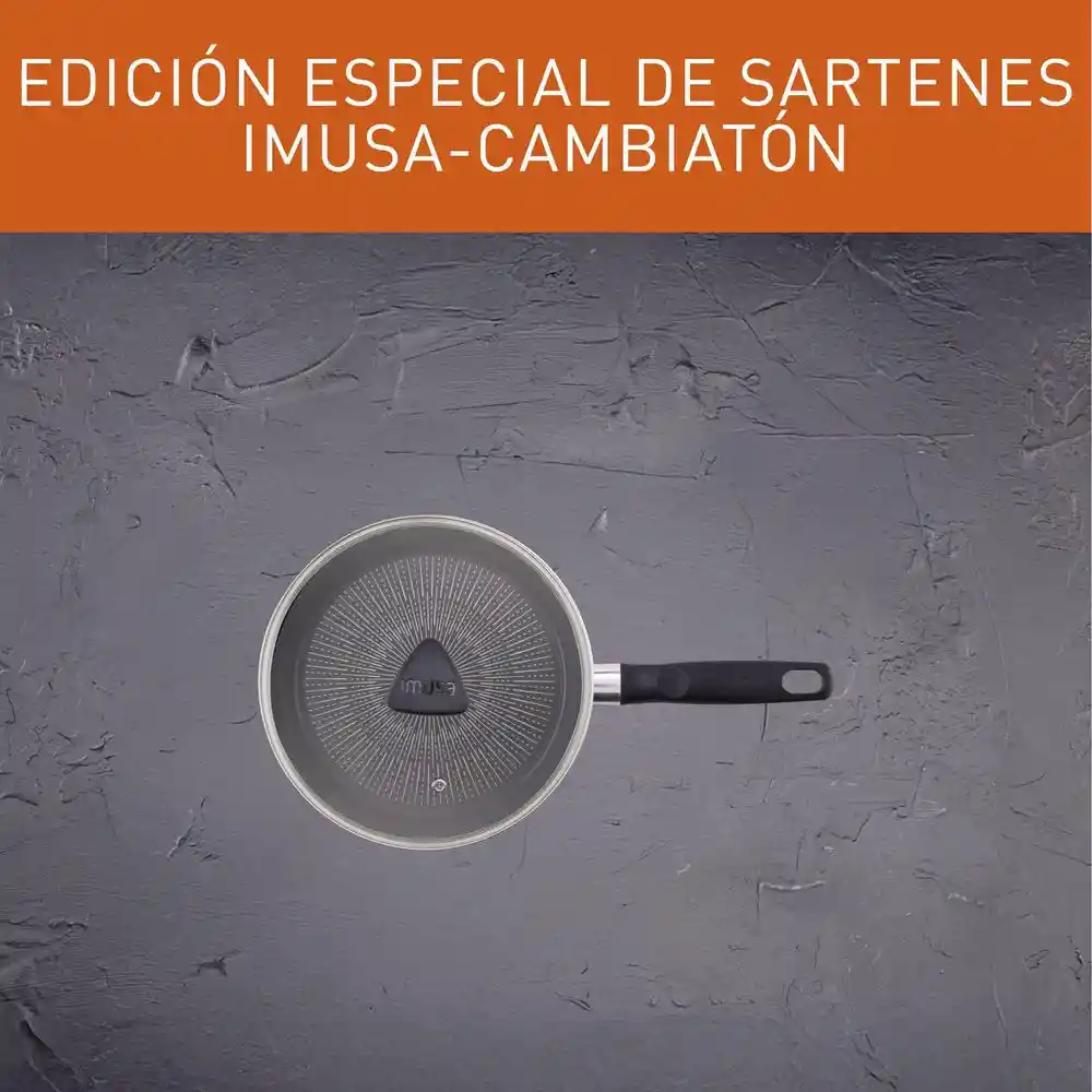 Sarten Imusa Aluminio Antiadherente 1 Pieza Gris