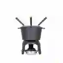 Ambiente Gourmet Fondue Negro en Hierro Fundido