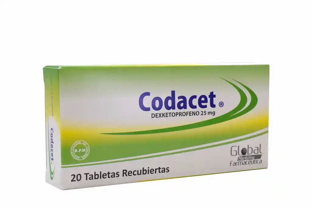 Codacet 10 Tabletas (25 Mg)