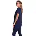 Camiseta Manga Corta Oversize Urban Vitality Mujer Azul-s
