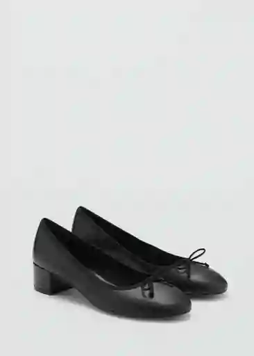 Zapatos Mer Negro Talla 37 Mujer Mango