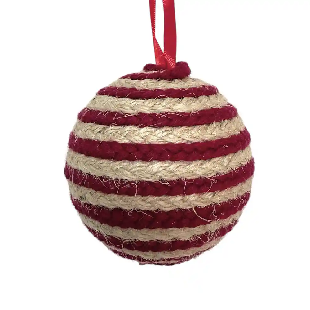 Esfera Rayada de Jute Bosque Krea
