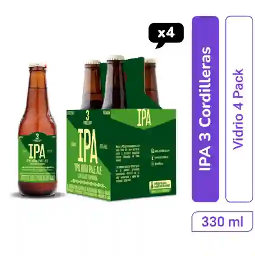 Cerveza Ipa Botella X4