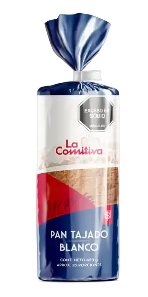 La Comitiva Pan Tajado Blanco