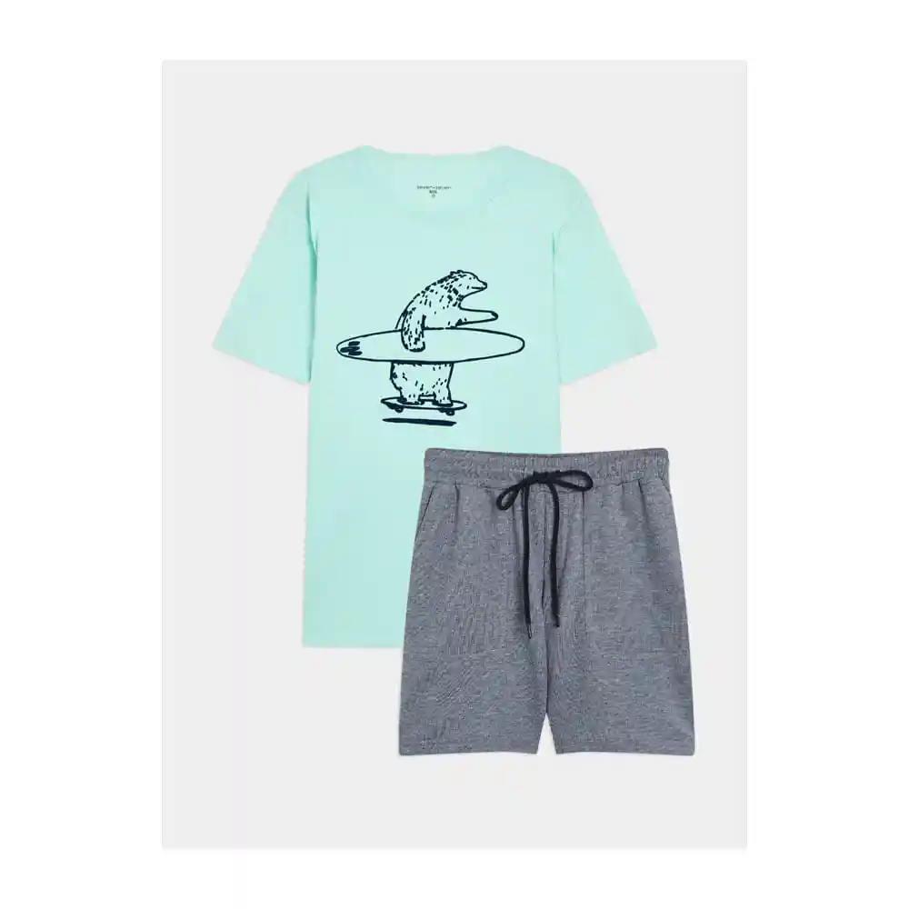 Conjunto 2 Piezas Infantil Niño Ref 65150006 Seven Seven Talla 10