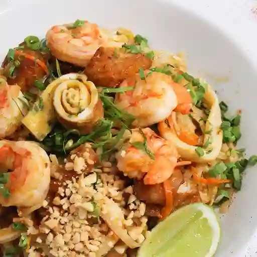 Phad Thaid de Mariscos