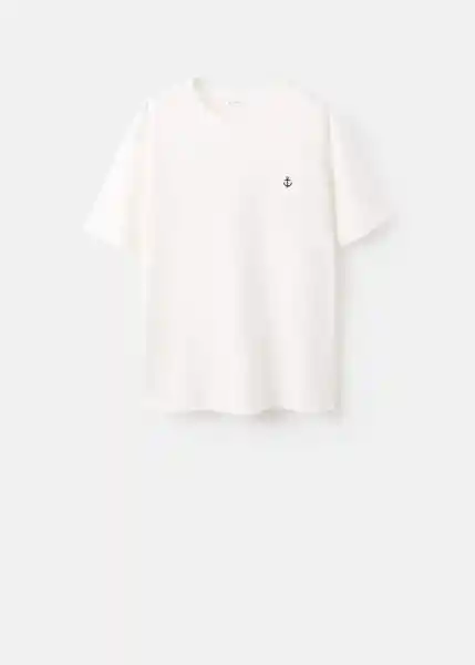 Camiseta Captain Offwhite Talla 23 Teen Niños Mango