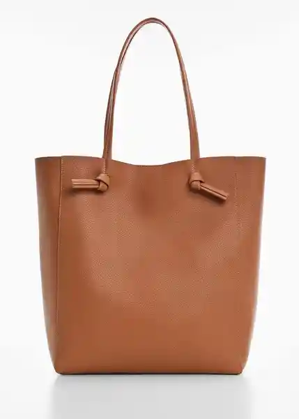 Bolso g Tulipa Camel Talla 99 Mujer Mango