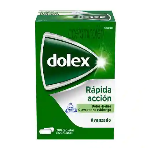 Dolex Rapida Accion Acetaminofen 500 Mg
