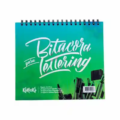 Kinaki Bitácora Para Lettering Grande