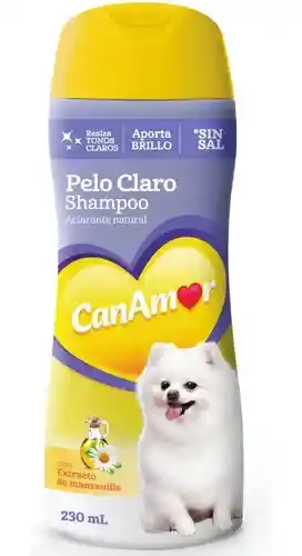 CanAmor Shampoo para Perro de Pelo Claro