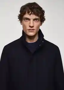 Abrigo Ray Navy Talla XS Hombre Mango