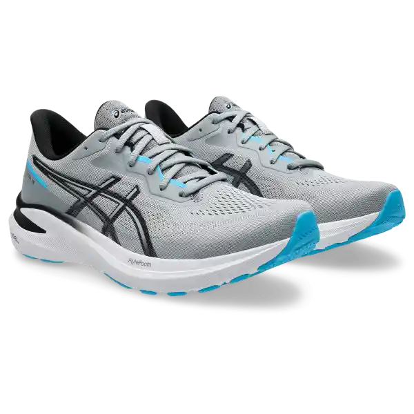 Asics Zapatos Gt-1000 13 Hombre Gris Talla 9.5 1011B858-020