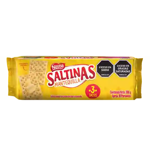 Galletas SALTINAS Mantequilla 3 tacos x 288g